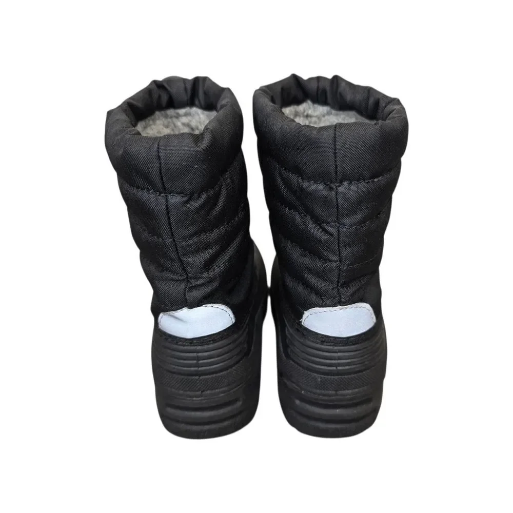 Kuling Toddler Kids Euro 27 US 10 Black Waterproof  Insulated Winter Snow Boots